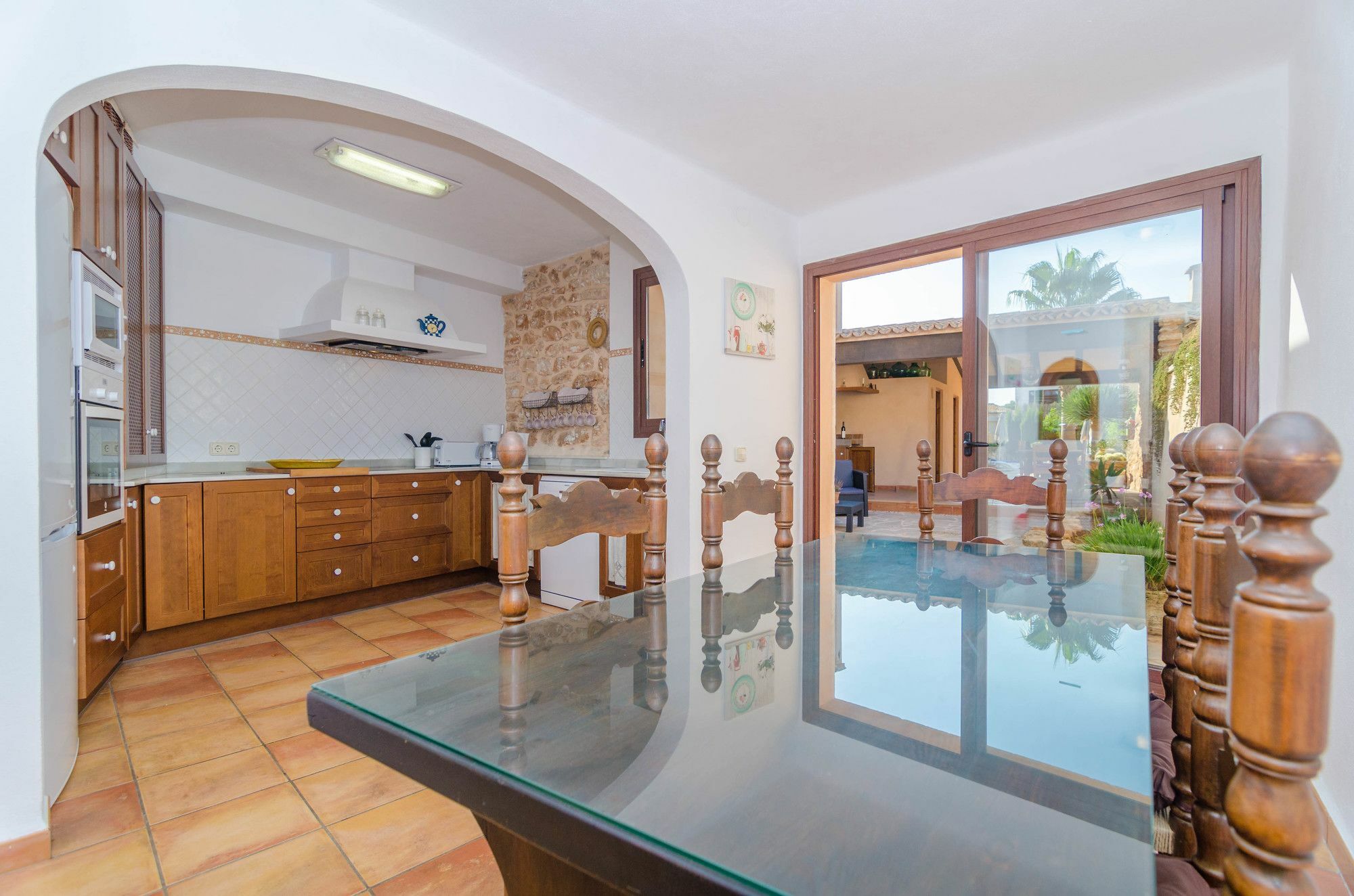 Cas Padrins Villa Santanyi Bagian luar foto