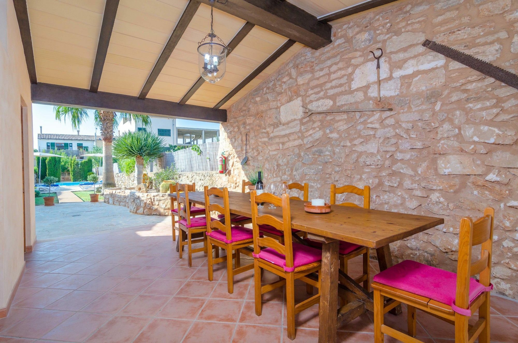 Cas Padrins Villa Santanyi Bagian luar foto