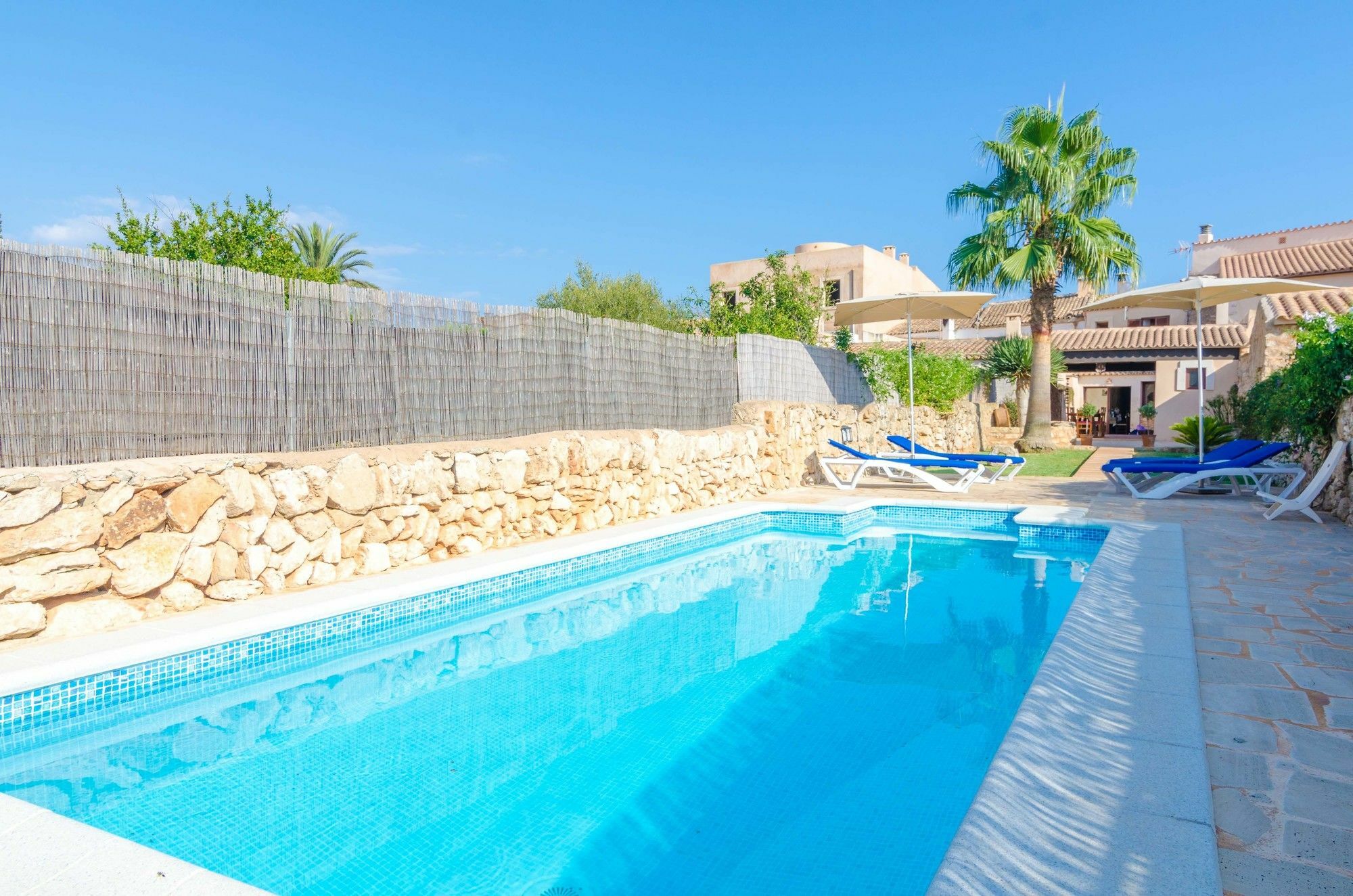 Cas Padrins Villa Santanyi Bagian luar foto