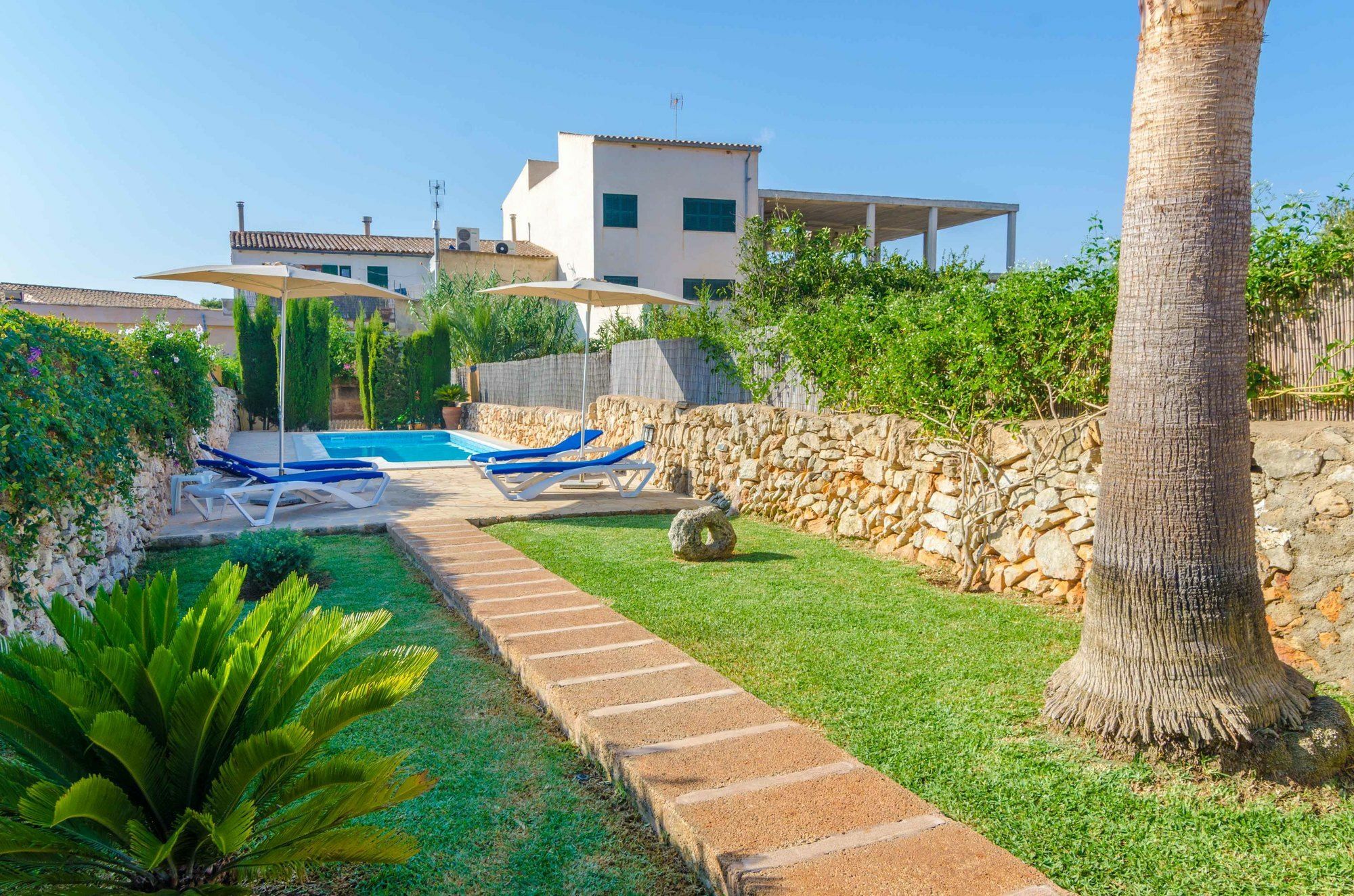Cas Padrins Villa Santanyi Bagian luar foto